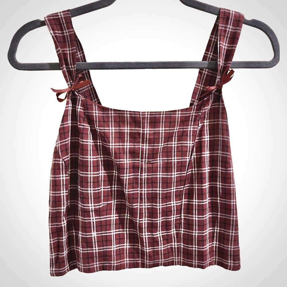 Kendall & Kylie Plaid Tank